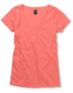 Zine Girls Georgia Peach V-Neck Tee Shirt
