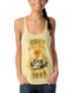 Obey Girls Petal to the Metal Yellow Tank Top