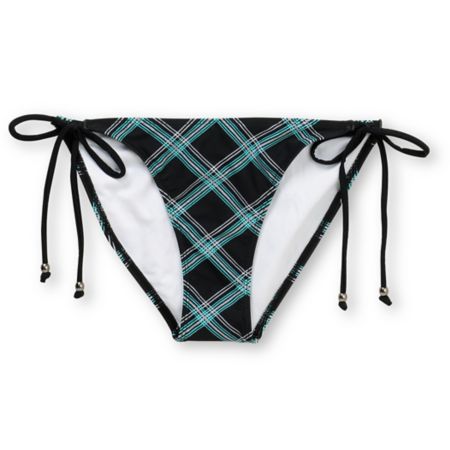 Empyre Girls Henne Black Plaid Tieside Bikini Bottom