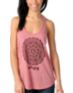 Obey Girls Kalifa Red Mock Twist Tank