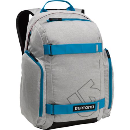 Burton Metalhead Grey & Aqua Skate Backpack