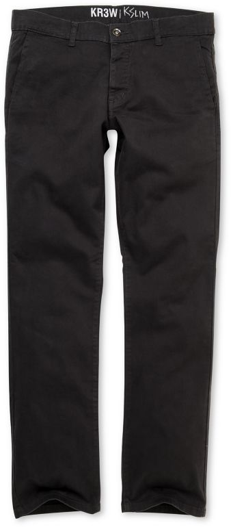 KR3W K-Slim Dark Grey Chino Pants