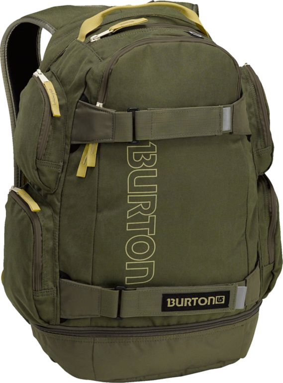 Burton Distortion Green & Tan Skate Backpack