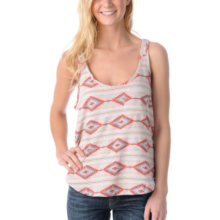 Obey Girls Tribal Tank Top