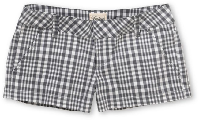 Empyre Girls Arcadia 2.5 Grey Check Shorts