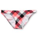Empyre Girls Stilt Coral Plaid Cinch Bikini Bottom