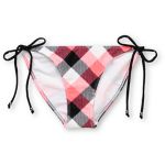 Empyre Girl Henne Coral Plaid Tieside Bikini Bottom