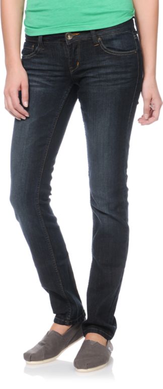 Empyre Girls Hannah Dark Indigo Skinny Jeans