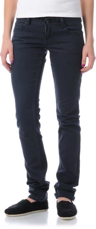 Empyre Girls Hannah Navy Blue Twill Skinny Jeans