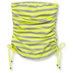 Empyre Girls Ramey Grey & Yellow Stripe Tankini Top