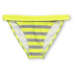 Empyre Girls Watson Yellow & Grey Stripe Banded Bikini Bottom