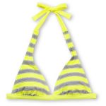 Empyre Bennet Neon Yellow Fixed Halter Bikini Top