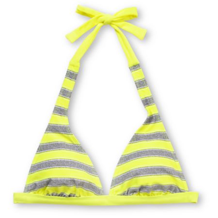 Empyre Bennet Neon Yellow Fixed Halter Bikini Top