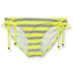 Empyre Girls Riggin Neon Yellow & Grey Stripe Tunnel Bikini Bottom