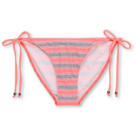 Empyre Girls Henne Coral Striped Tie Side Bikini Bottom