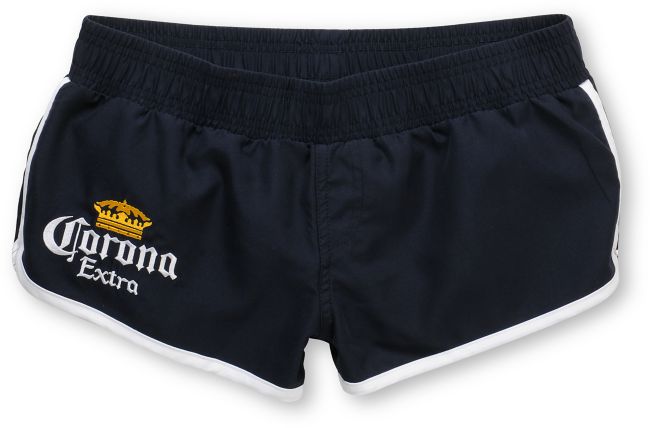 Corona Girls Navy Retro Board Shorts
