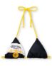 Corona Swim Navy & Gold Bottle Label 3 Triangle Bikini Top