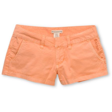 Billabong Girls Keep On Peach Canvas Twill 2 Shorts