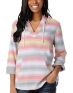 Empyre Girls Alta Peach Striped Poncho