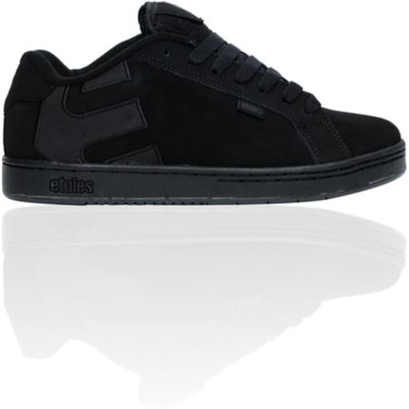 Etnies Fader Black & Black Dirty Wash Skate Shoe