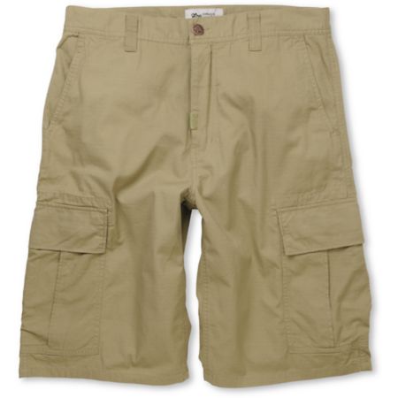 LRG CC Classic Dark Khaki Ripstop Cargo Shorts