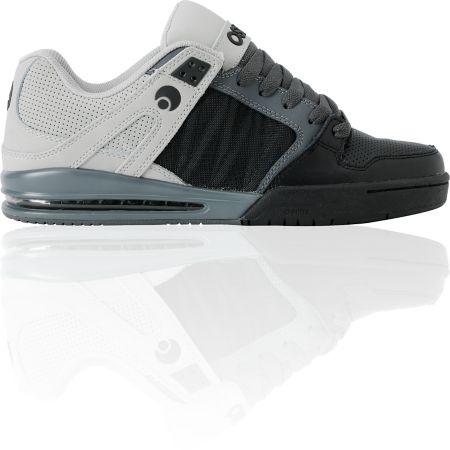 Osiris Pixel Black, Charcoal & Grey Shoe