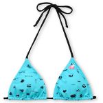 Glamour Kills Ditzy Triangle Bikini Top