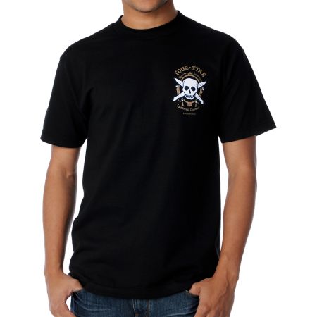 Fourstar Zig Zag Black Tee Shirt 