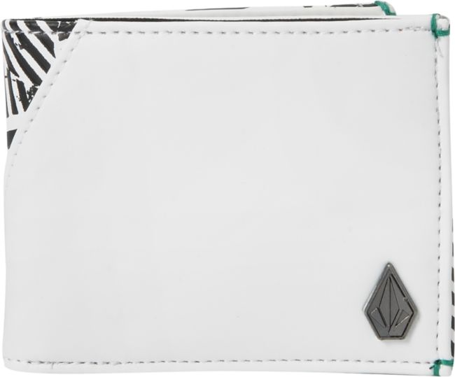 Volcom Break Up White Bi Fold Wallet