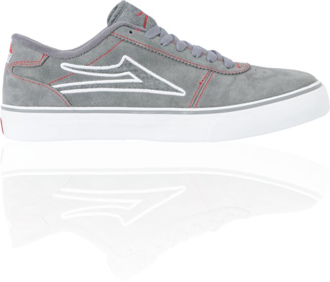 Lakai Manchester Select Grey Suede Skate Shoe