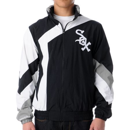 MLB Mitchell and Ness Vintage Chicago White Sox Windbreaker 