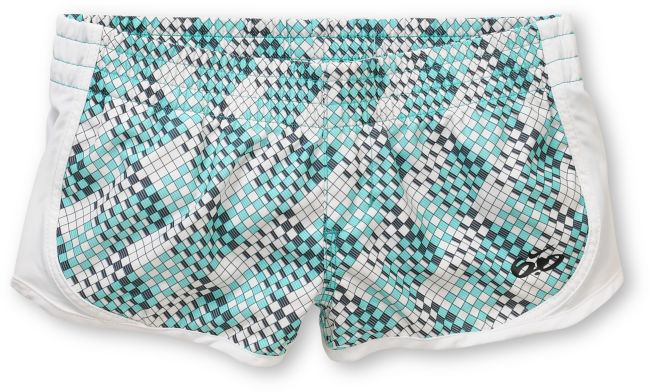Nike 6.0 Girls Tempo Geo Teal Print Boardie Boardshort