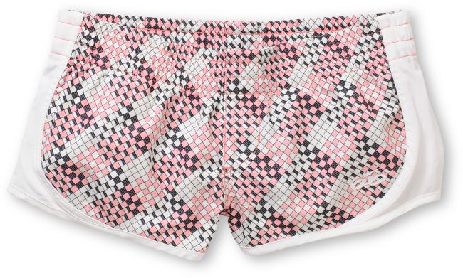 Nike 6.0 Girls Tempo Geo Pink Print Boardie Boardshort