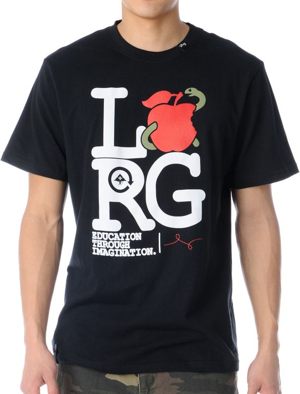 LRG Apple Eater Black Tee Shirt