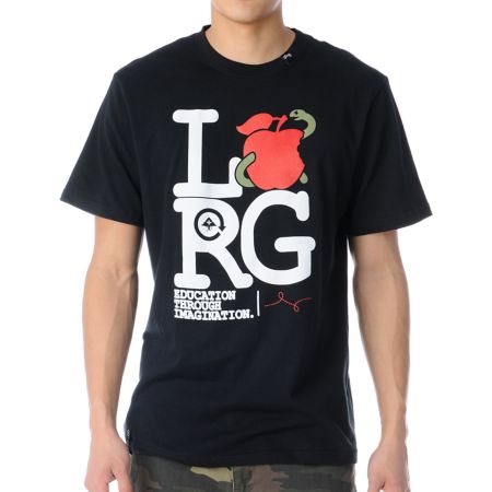 LRG Apple Eater Black Tee Shirt 