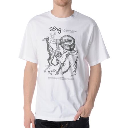 LRG Sketchin White Tee Shirt 