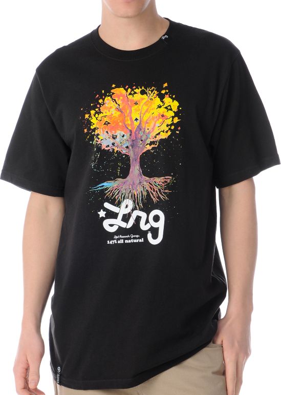 LRG Vision Tree Black Tee Shirt