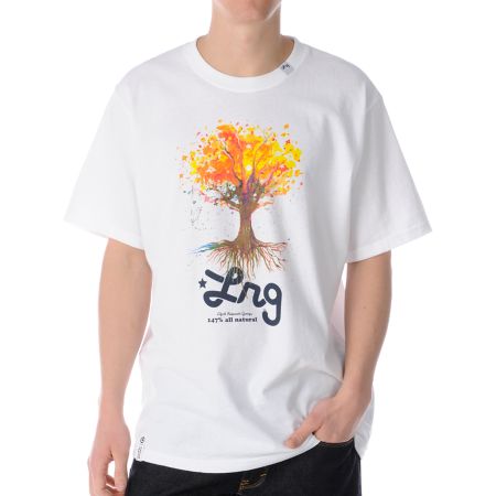 LRG Vision Tree White Tee Shirt 