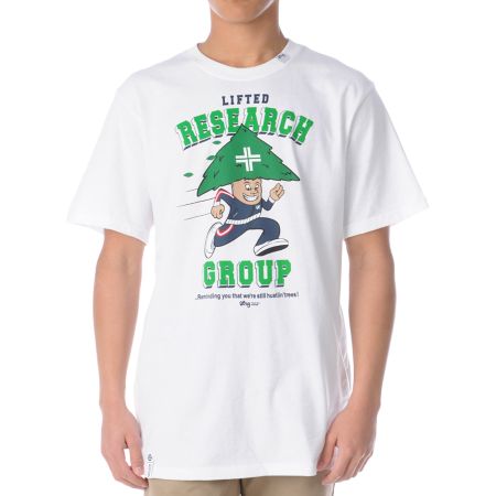 LRG Running Tree White Tee Shirt