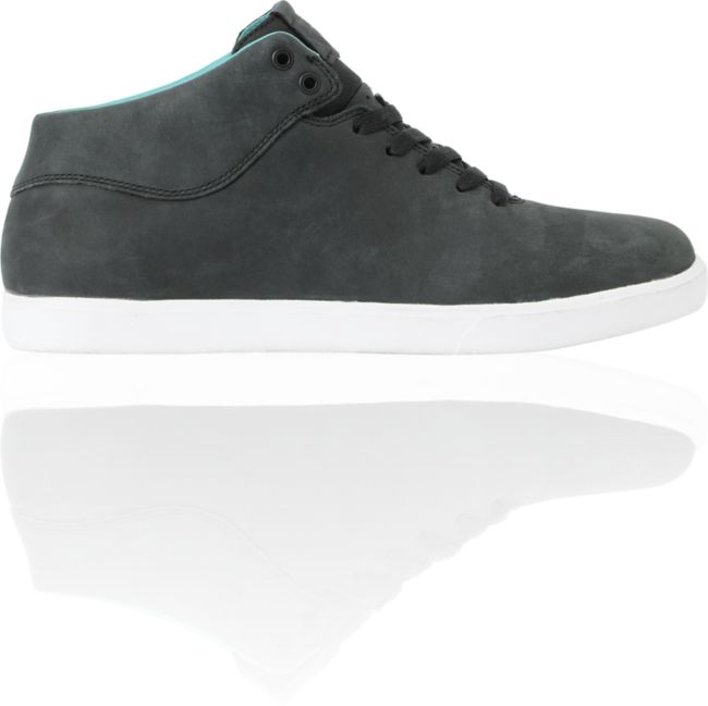 Diamond Supply Co Miner Black Oiled Leather Skate Shoes