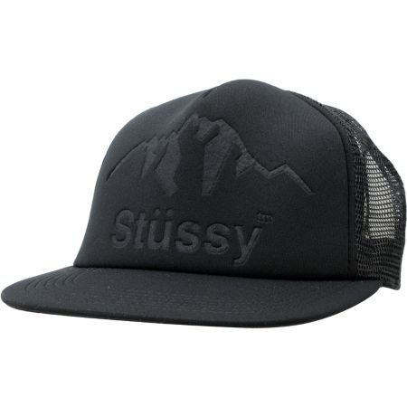 Stussy Trail Ballcap Black Snapback Trucker Hat