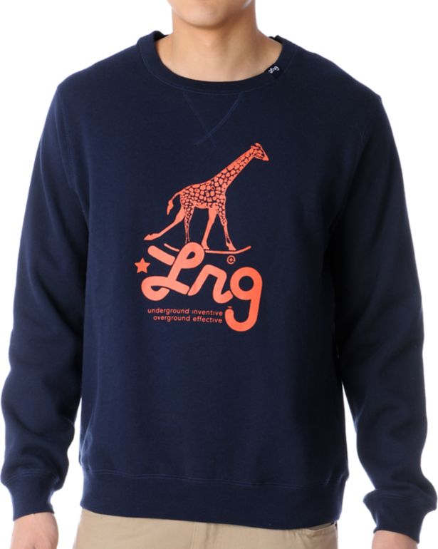 LRG Research Icon Navy Crewneck Sweatshirt