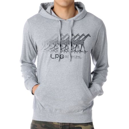 LRG Action Giraffe Son Grey Pullover Hoodie