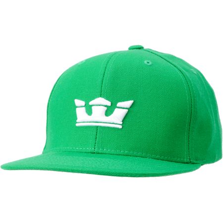 Supra Crown Green Starter Snapback Hat