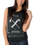 Glamour Kills Wild At Heart Girls Black Cut Off Tank Top