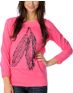 Glamour Kills Perfect Pair Pink Crew Neck Sweatshirt