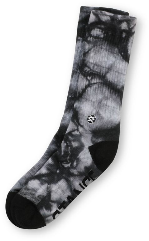 Stance Burnout Black Crew Sock