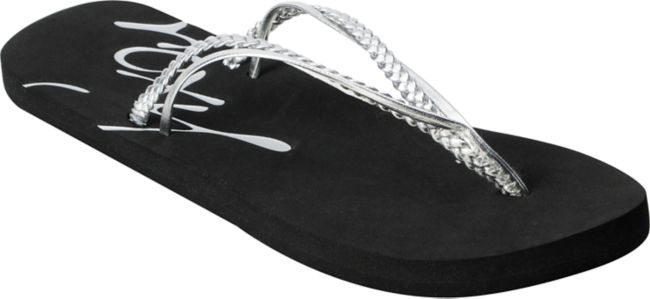 Roxy Rio Silver Flip Flop Sandals