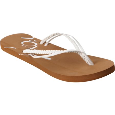Roxy Rio White Flip Flop Sandals
