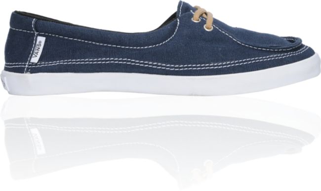 Vans Girls Rata Lo Navy & Tan Hemp Shoe